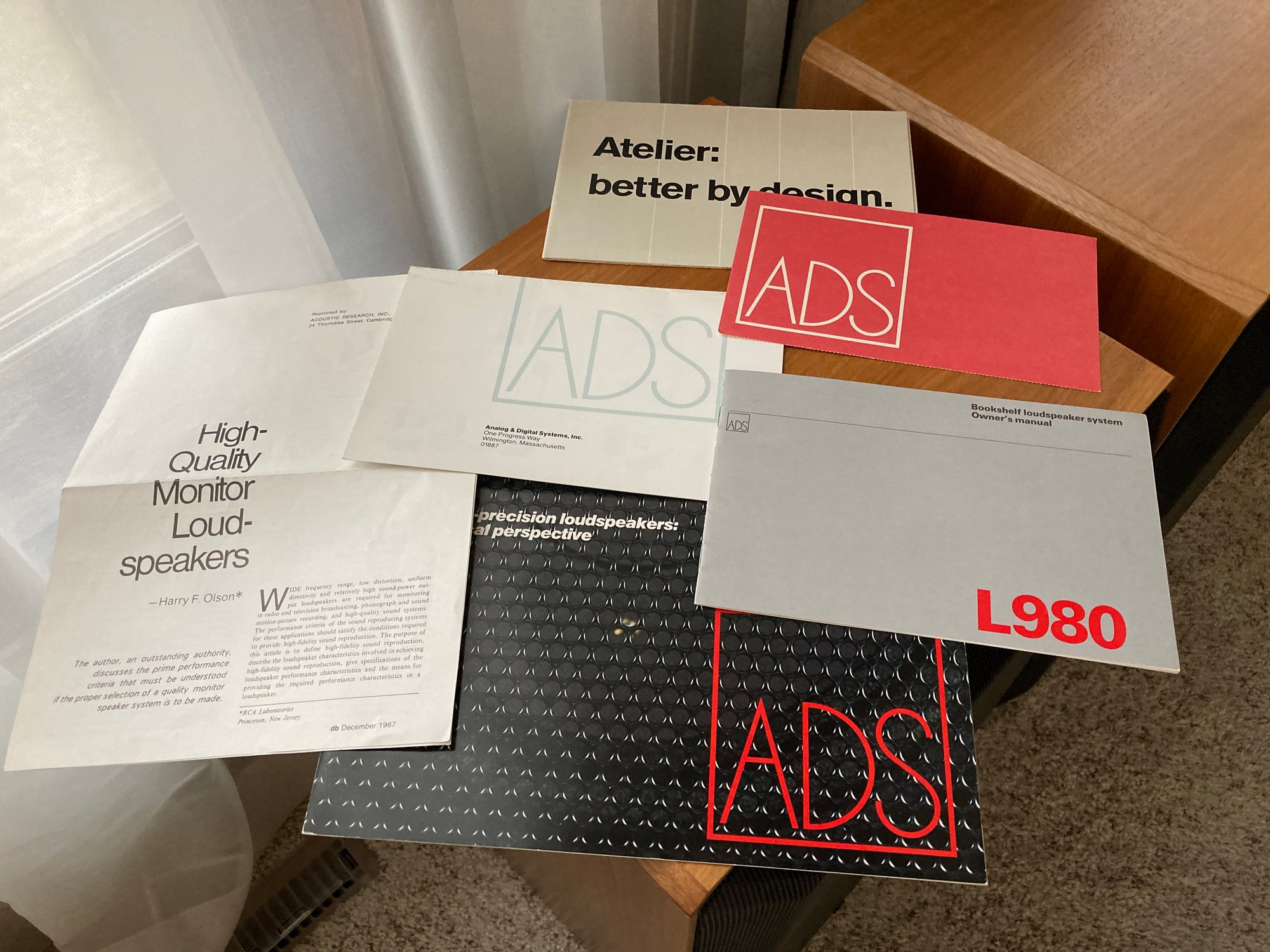 Great Set Of ADS L980 Hi-Fi Loudspeakers With Original Shipping