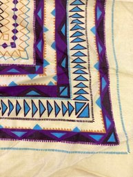 Pair Of Vintage Purple Scarves