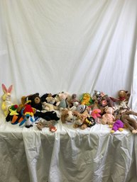 Large Collection Of Stuffed Animals