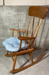 1970s Hand Built Rocking Chair