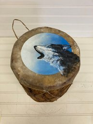 Wolf Topped Drum