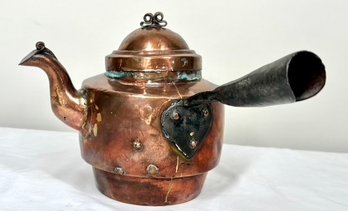 Swedish Antique Small Copper Tea Kettle