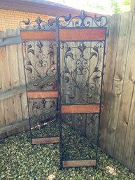 Hinged Metal Screen Divider