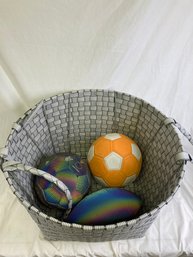 Bin Full Of Sports Balls