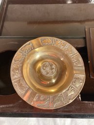 Vintage Zodiac Ashtray With Nice Box
