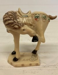 VIntage Chinese Carved Horse Figurine