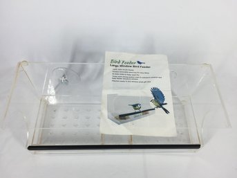 Clear Outdoor Bird Feeder