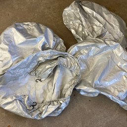 Large Wheel Covers- Silver Colored