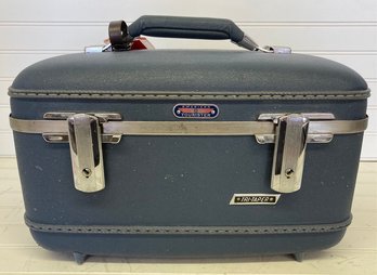 Vintage American Tourist, Blue TRi-Taper Hard Shell Travel Case