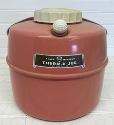 KNAPP MONARCH Vintage Therm A Jug- Full 1 Gallon- Pink