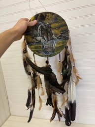 Native American Artist PaintedTambourine