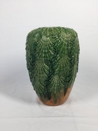Textured Green Pot