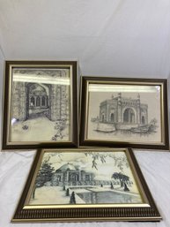 Beautiful Framed Pencil Drawings