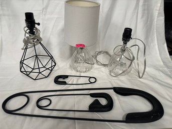Funky Lamps & Big Pins!