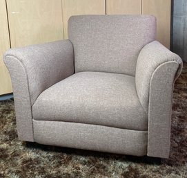 Swanky But Neutral Vintage Club Chair 1 (matches Other Chair)