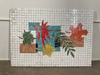 Tile Leaf Art Piece