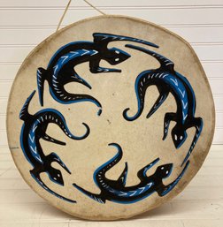 Native American Painted Drum