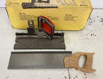 Mitre Box And Saw