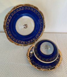 Vintage Bareuther Bavaria Germany Trio Tea Set