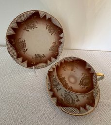 Vintage Johann Seltmann Vohenstraub Bavaria Germany Trio Tea Set