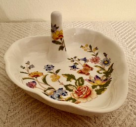 Vintage Aynsley English Bone China Trinket Dish Ring Holder