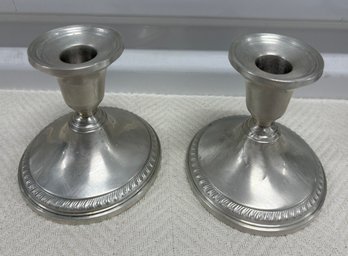 Vintage Sterling Silver Candlesticks