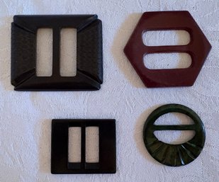 Vintage Bakelite Buckles