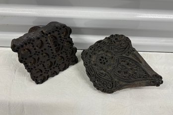 Antique Wooden Printer Blocks