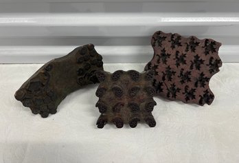 Antique Wooden Printer Blocks