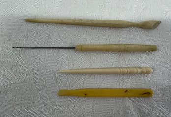 Vintage Bone Manicure Tools