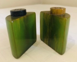 Vintage Bakelite Salt & Pepper Shakers