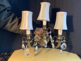 Elegant Crystal Wall Sconce