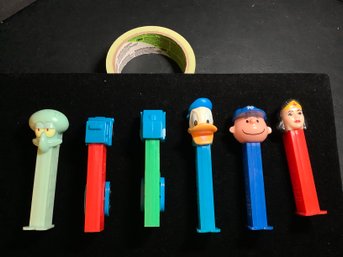 6 Vintage Pez Collection