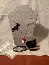 New AStrophyllite Bracelet, Hand Beaded Necklace & More