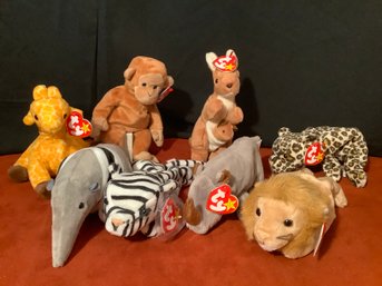 SAFARI BEANIE BABIES