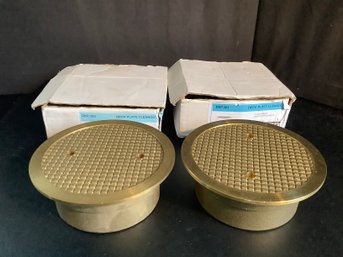 NEW-BRASS DECK PLATE CLEANOUTS