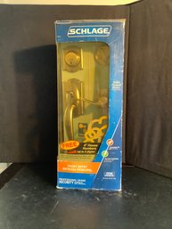 NEW- SCHLAGE FRONT ENTRY LOCKS AND HANDLES