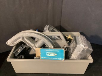 Tote Full Of Electricals