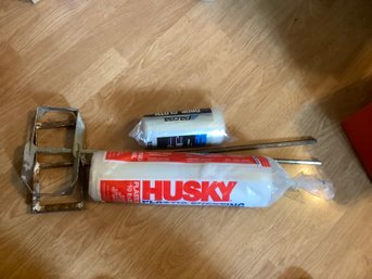 5 Gallon Mixing Paddles &  New Drop Cloths