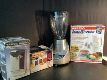 Kitchen Helpers Including Black & Decker Blender,      Salad Shooter, Food Scale & More