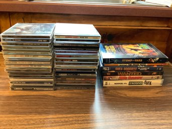 Collection Of CDs And DVDs