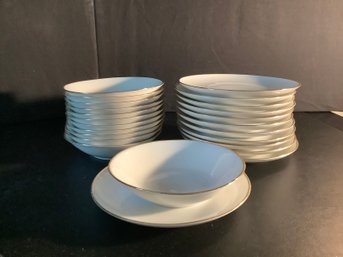 Berry Dishes With Matching Bottom Plate