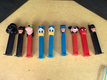 An Assortment Of Pez Dispensers