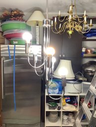 Modern Chrome Chandelier