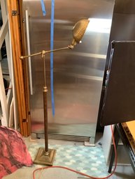 Brass & Steel Pole Lamp