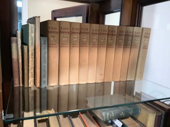 Shelf Of Antique Books Lot 1