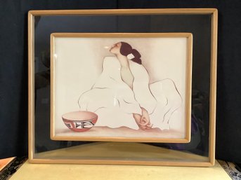 Woman In Art By R.C. Gorman-Beautifully Framed
