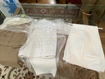 Naval Officer White Uniform Pants & Khakis 4 Pair