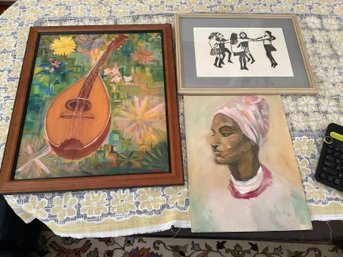 Paintings And Ink Drawing