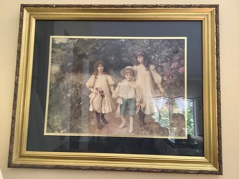 Children Down The Path Print